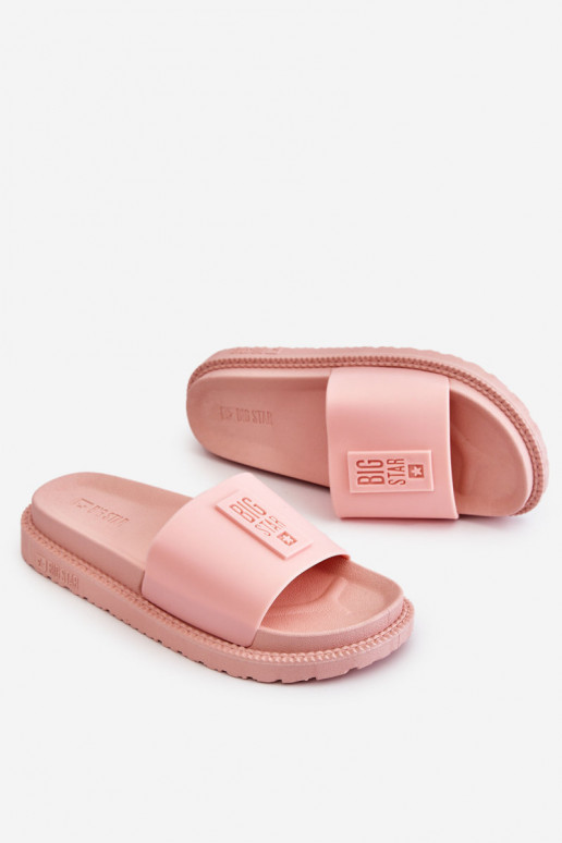 Chaussons Big Star LL274425 Nuance rose clair