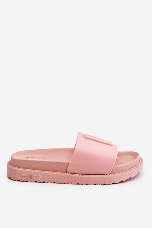 Pantoffels Big Star LL274425 Lichtroze tint