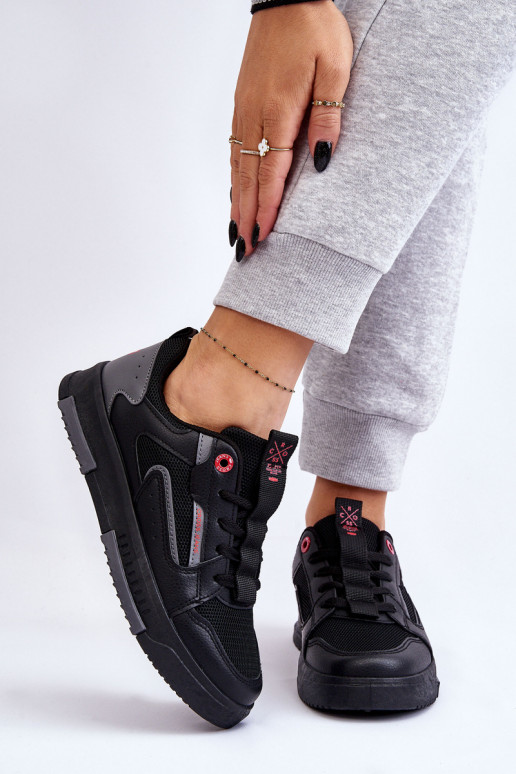 Sneakers model schoenen Cross Jeans LL2R4012C zwarte kleur Sneakers model schoenen Cross Jeans LL2R4012C zwarte kleur