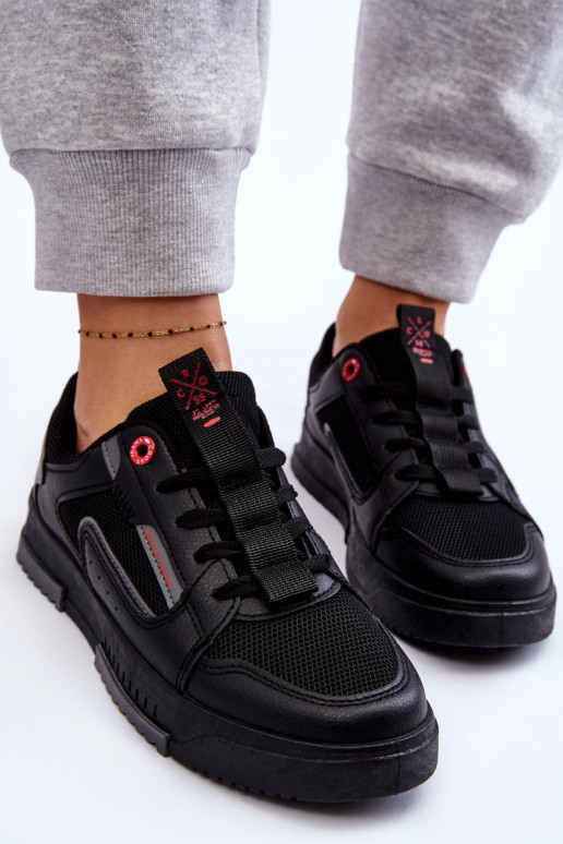 Sneakers model schoenen Cross Jeans LL2R4012C zwarte kleur Sneakers model schoenen Cross Jeans LL2R4012C zwarte kleur