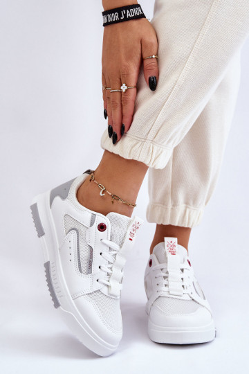 Sneakers model schoenen Cross Jeans LL2R4011C witte kleur 2
