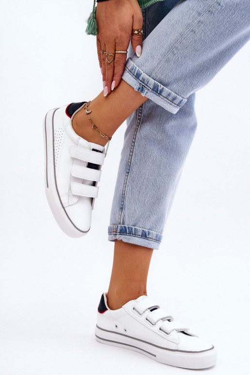 Baskets à attaches adhésives Big Star LL274A207 couleur blanc Baskets à attaches adhésives Big Star LL274A207 couleur blanc