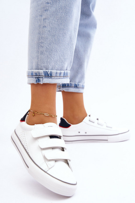 Baskets à attaches adhésives Big Star LL274A207 couleur blanc Baskets à attaches adhésives Big Star LL274A207 couleur blanc