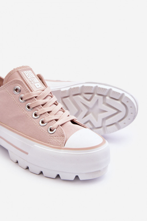chaussures casual avec plateforme Big Star LL274151 Nude chaussures casual avec plateforme Big Star LL274151 Nude