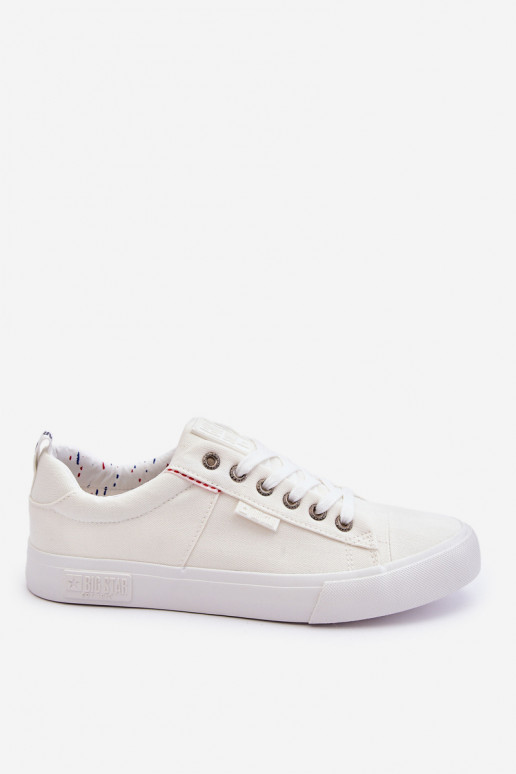 chaussures de loisirs Big Star KK174001 couleur blanche