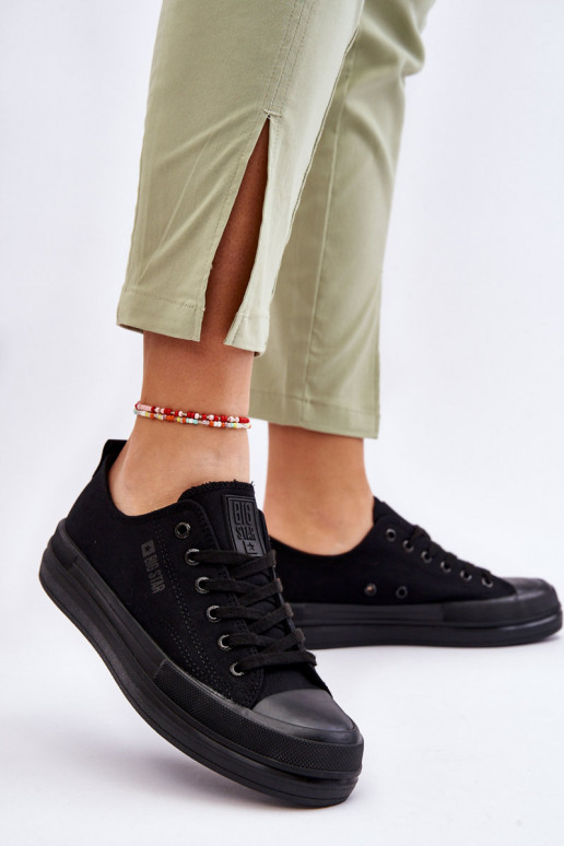 avec lacets Baskets Big Star LL274967 couleur noir