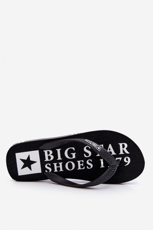 Lichte pantoffels Big Star LL174444 zwart