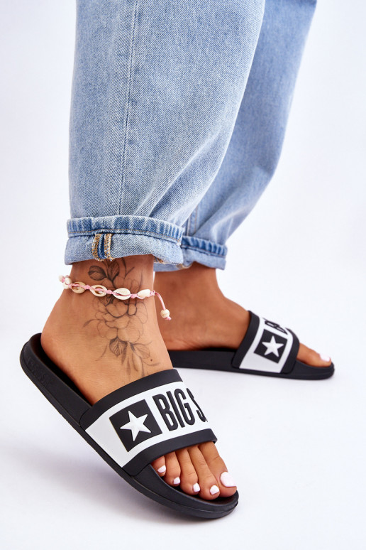 Modèle classique Chaussons Big Star LL274739 couleur noir Modèle classique Chaussons Big Star LL274739 couleur noir