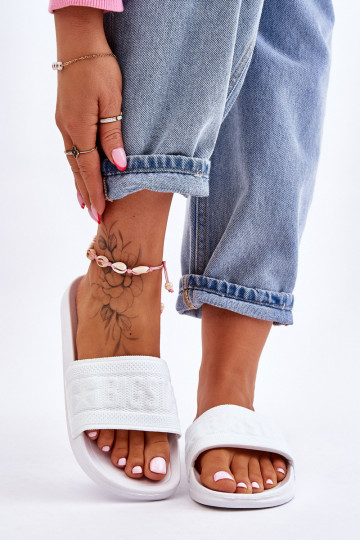 Chaussons à la mode Big Star LL274A159 couleur blanc 2