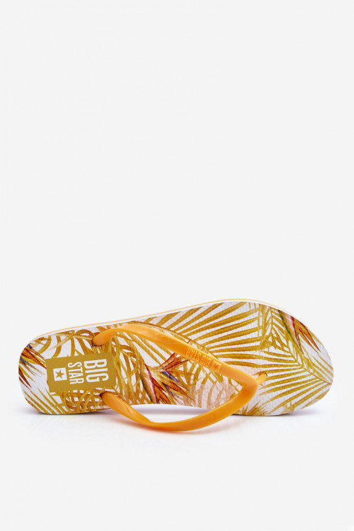 Chaussons à la mode Big Star LL274819 jaune Chaussons à la mode Big Star LL274819 jaune