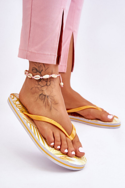 Chaussons à la mode Big Star LL274819 jaune Chaussons à la mode Big Star LL274819 jaune