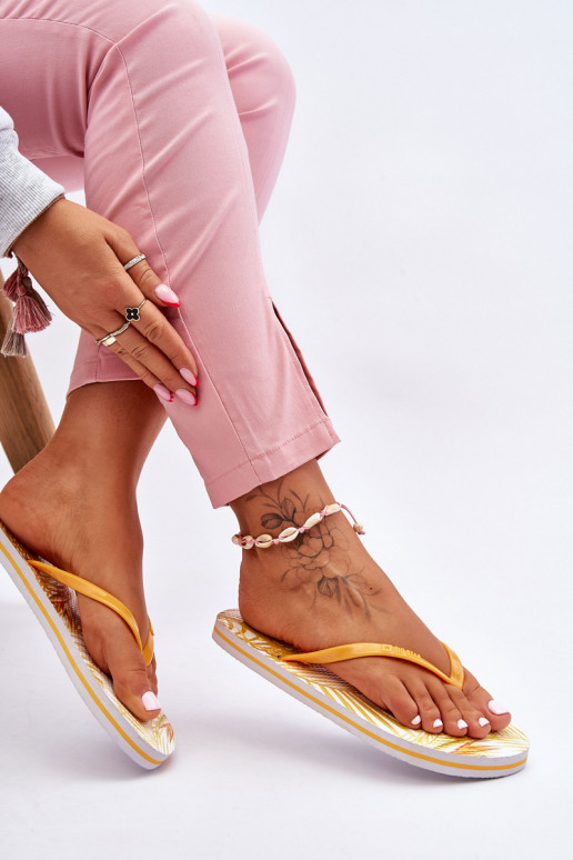 Chaussons à la mode Big Star LL274819 jaune Chaussons à la mode Big Star LL274819 jaune