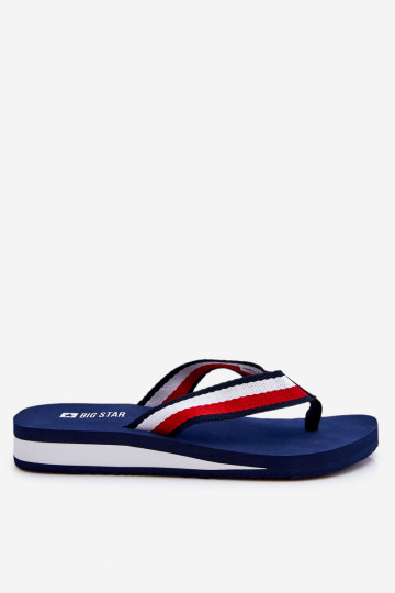 Chaussons à plateforme Big Star LL274779 bleu foncé