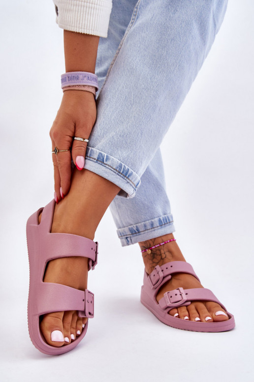 Leichte Sandalen Big Star LL274744 Lila Farbe