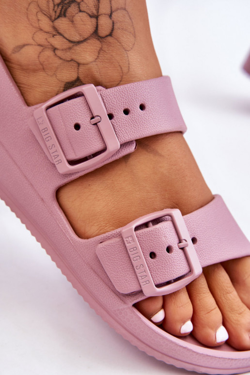 Lichte sandalen Big Star LL274744 Paarse kleur Lichte sandalen Big Star LL274744 Paarse kleur