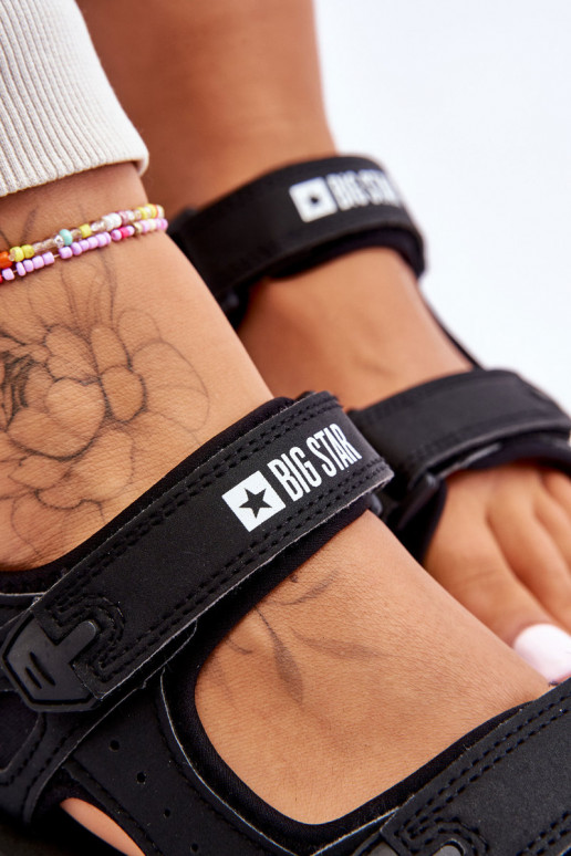 Sandales style sport avec plateforme Big Star LL274789 couleur noir Sandales style sport avec plateforme Big Star LL274789 couleur noir