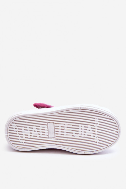 Ballerines pour enfants à motifs floraux de couleur bleu-rose Noah