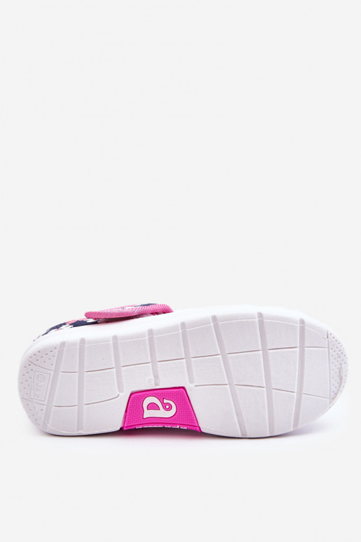 Ballerines pour enfants à motifs floraux de couleur bleu-rose Noah Ballerines pour enfants à motifs floraux de couleur bleu-rose Noah