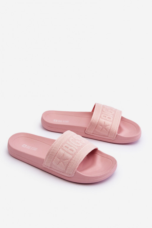 Chaussons mode Big Star LL274A157 Nuance rose clair