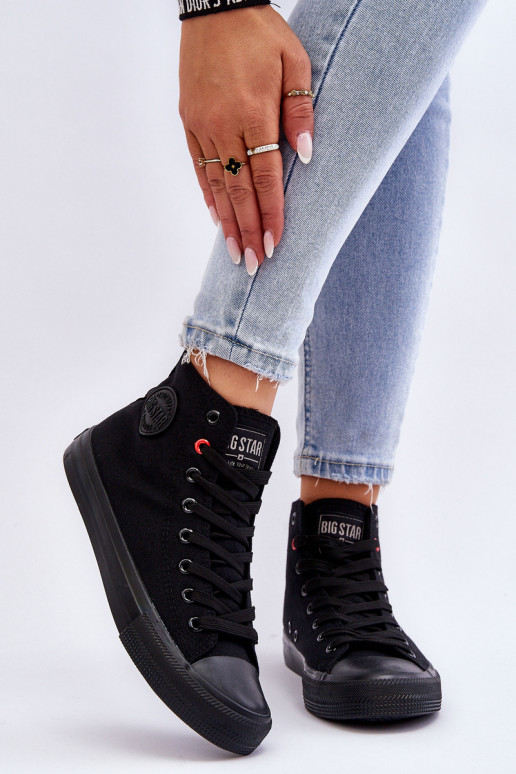 Chaussures de loisirs modèle classique avec semelle Big Star T274033 couleur noire