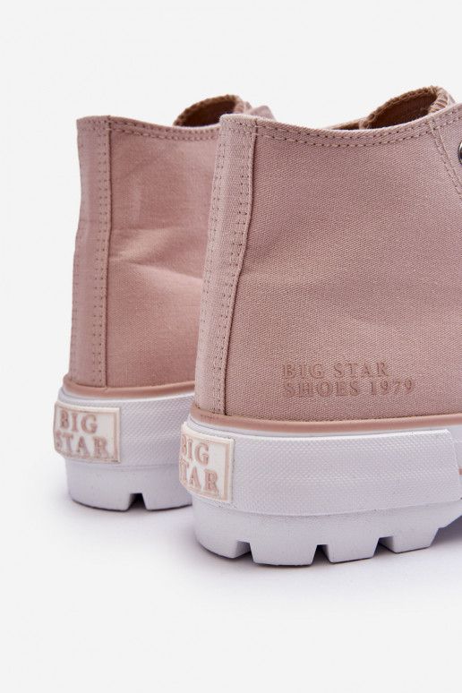 chaussures casual avec plateforme Big Star LL274157 Nude