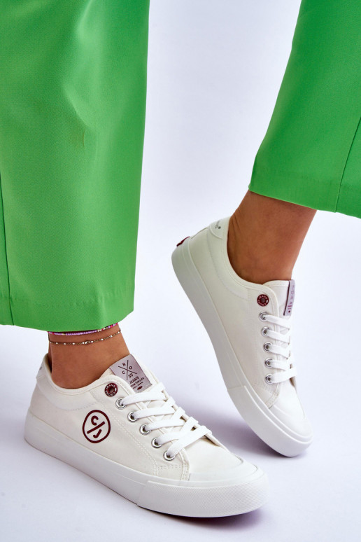 Baskets Cross Jeans LL2R4043 couleur blanc Baskets Cross Jeans LL2R4043 couleur blanc