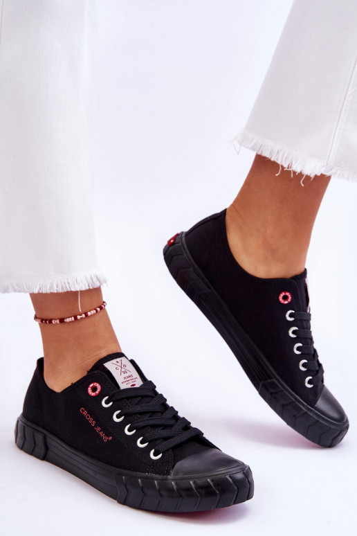 Modèle classique Chaussures femme Cross Jeans LL2R4051 couleur noir