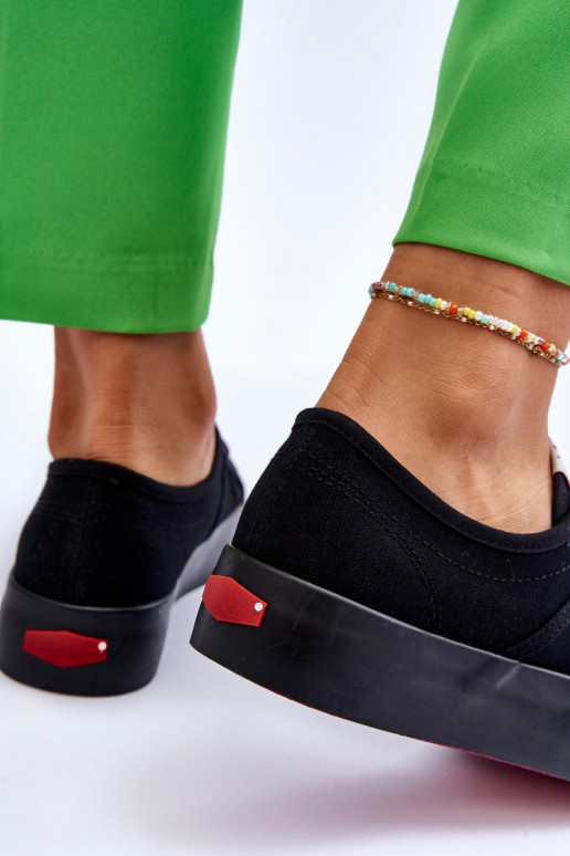 Chaussures femme à plateforme Cross Jeans LL2R4039 couleur noir