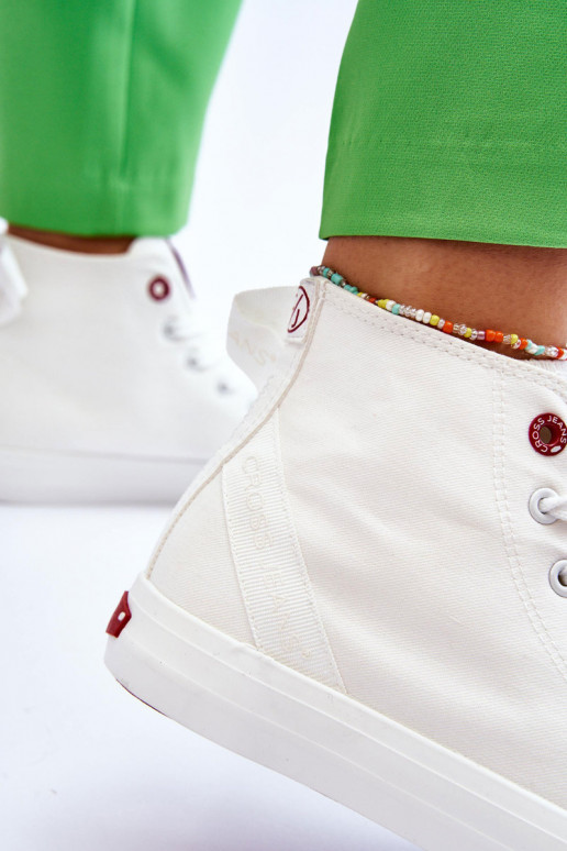 Cross Jeans LL2R4086C weiße Freizeitschuhe mit klassischem Modell Cross Jeans LL2R4086C weiße Freizeitschuhe mit klassischem Modell