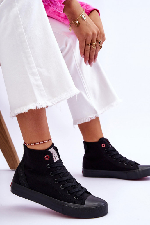 Cross Jeans LL2R4088C zwarte vrijetijdsschoenen van klassiek model Cross Jeans LL2R4088C zwarte vrijetijdsschoenen van klassiek model