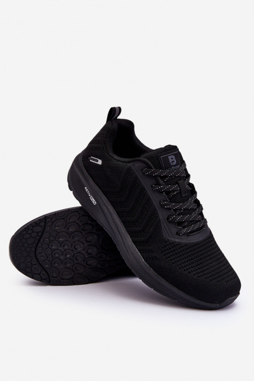 Chaussures de style sport modèle classique de couleur noire Matias