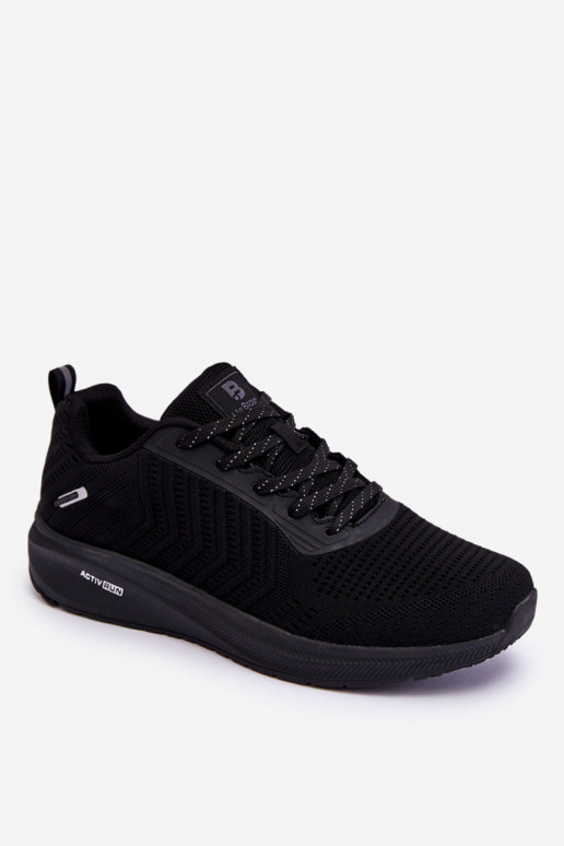 Chaussures de style sport modèle classique de couleur noire Matias