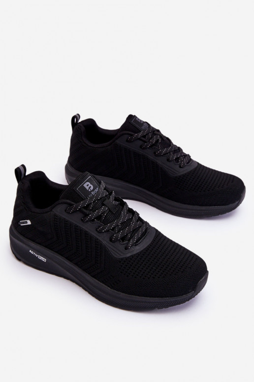 Chaussures de style sport modèle classique de couleur noire Matias