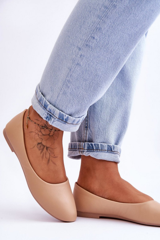 Modèle classique Ballerine beige Stacee