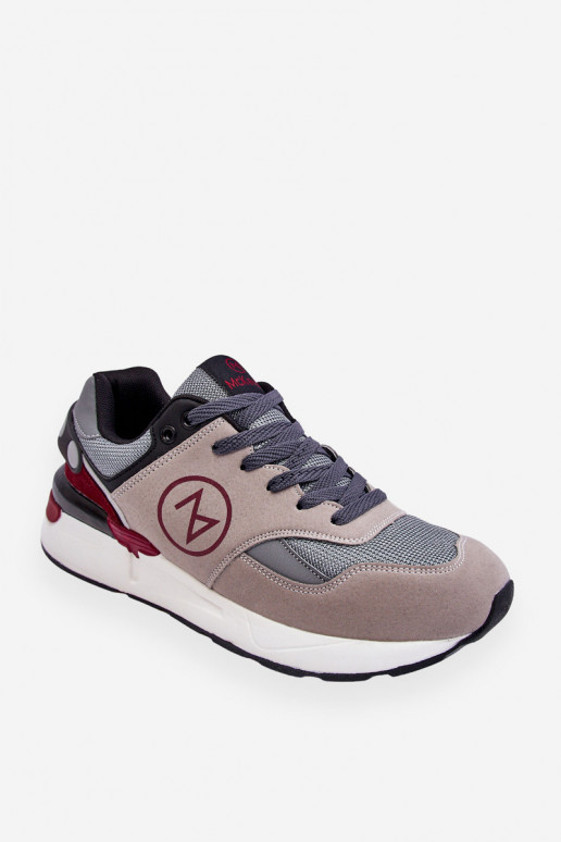 Chaussures de sport Stephen gris-noir à lacets Chaussures de sport Stephen gris-noir à lacets