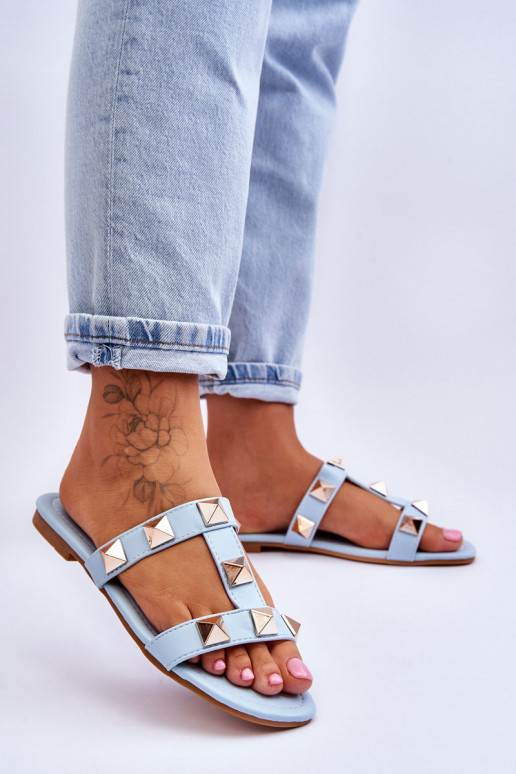 Chaussons couleur bleu Mercure Chaussons couleur bleu Mercure