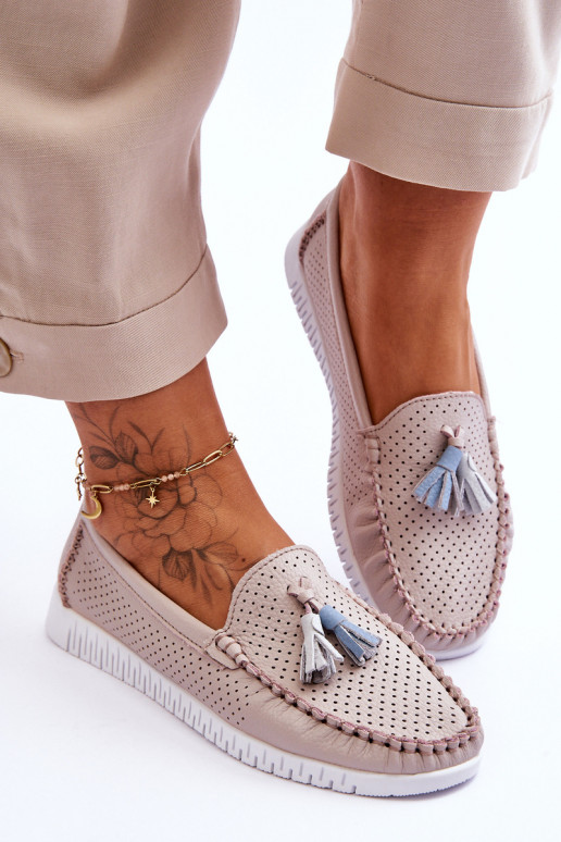 avec éléments ajourés Mocassins Nuance rose clair Lanzarot avec éléments ajourés Mocassins Nuance rose clair Lanzarot