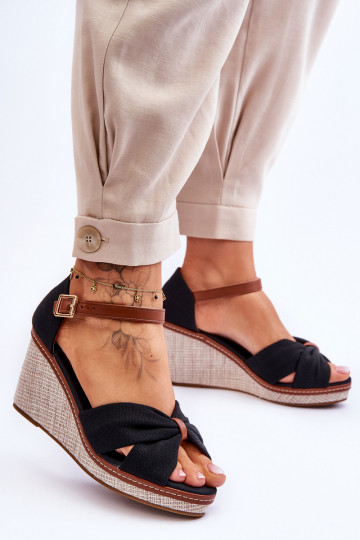 Sandales femme couleur noir Daphné 2