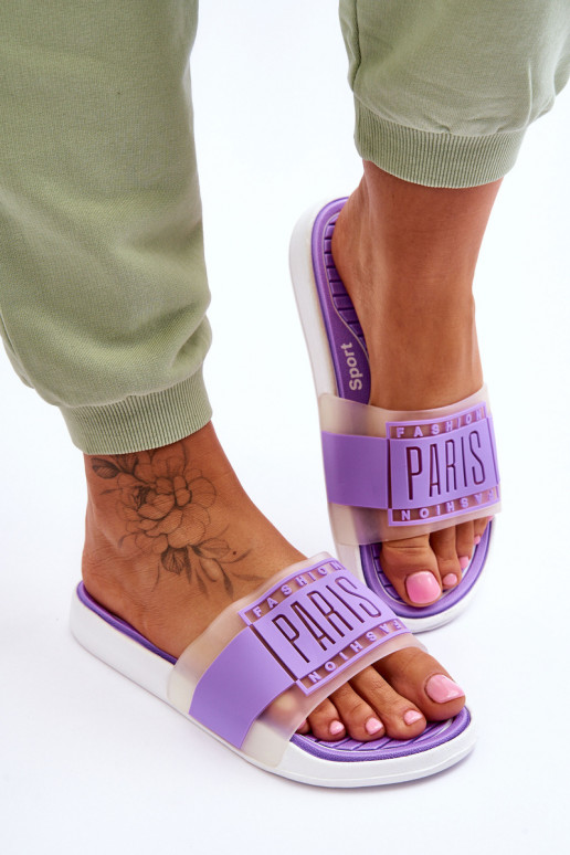 Sportliche Hausschuhe in der Farbe Lila Sunrise Sportliche Hausschuhe in der Farbe Lila Sunrise