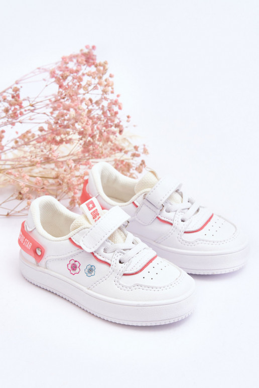Chaussures de sport pour enfants Big Star JJ374082 couleur blanche