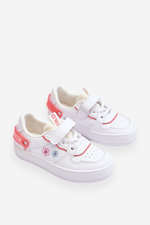 Chaussures de sport pour enfants Big Star JJ374082 couleur blanche