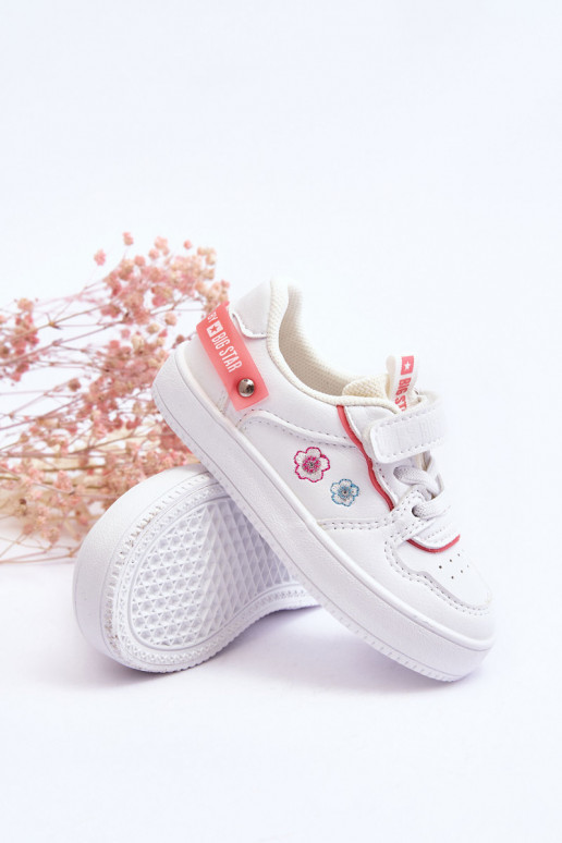 Chaussures de sport pour enfants Big Star JJ374082 couleur blanche