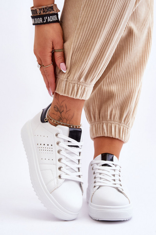 Chaussures style sport Blanc-noir Be First! Chaussures style sport Blanc-noir Be First!