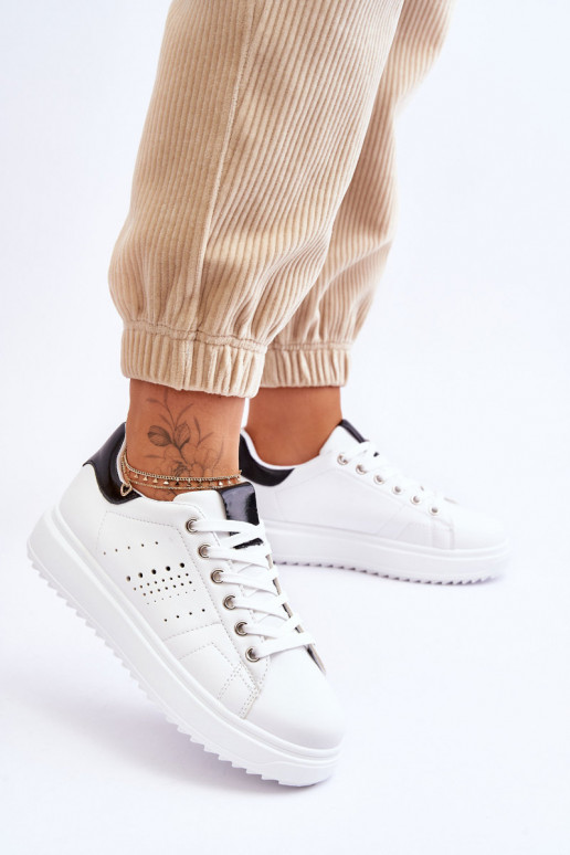 Sportieve schoenen Wit-zwart Be First! Sportieve schoenen Wit-zwart Be First!