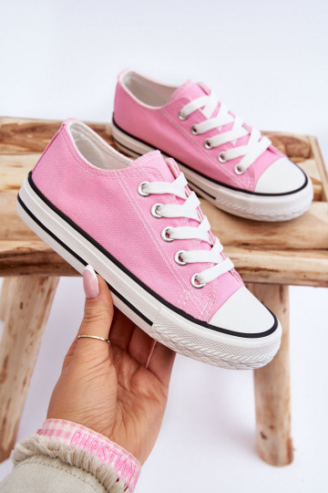 Chaussures de sport classiques pour enfants de couleur rose Filemon
