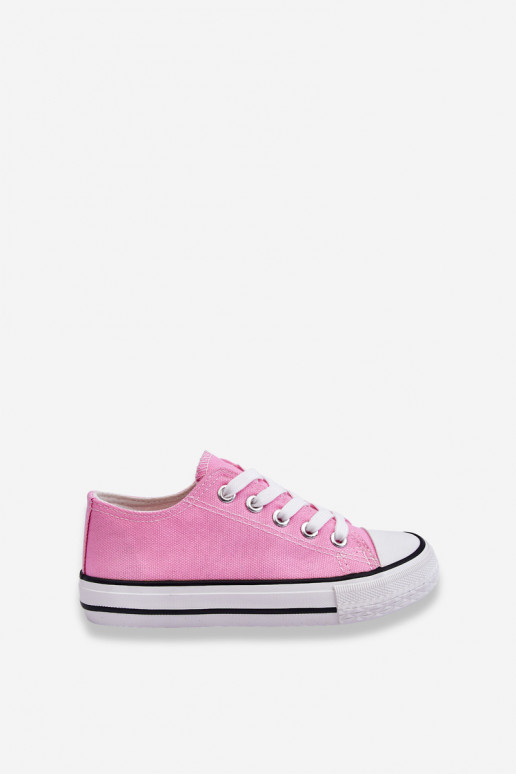 Chaussures de sport classiques pour enfants de couleur rose Filemon