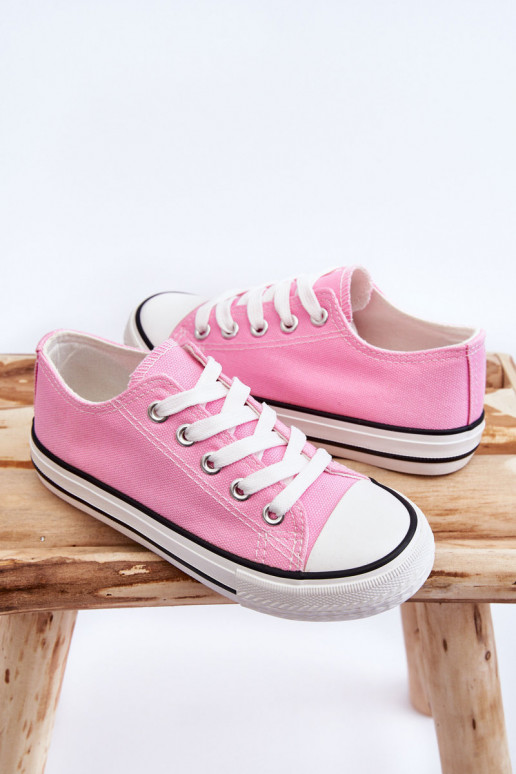 Chaussures de sport classiques pour enfants de couleur rose Filemon