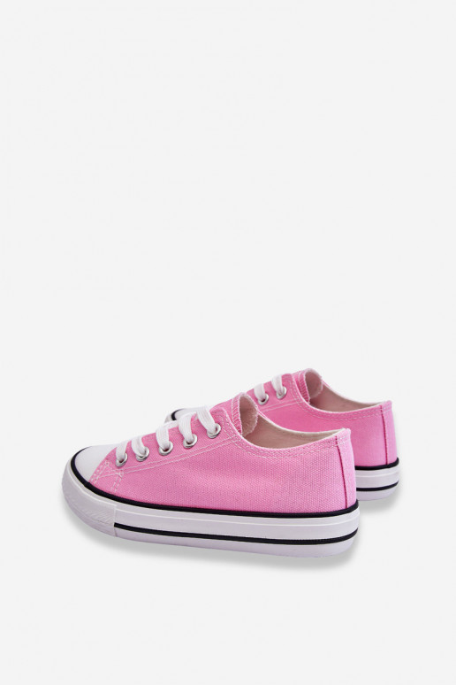 Chaussures de sport classiques pour enfants de couleur rose Filemon