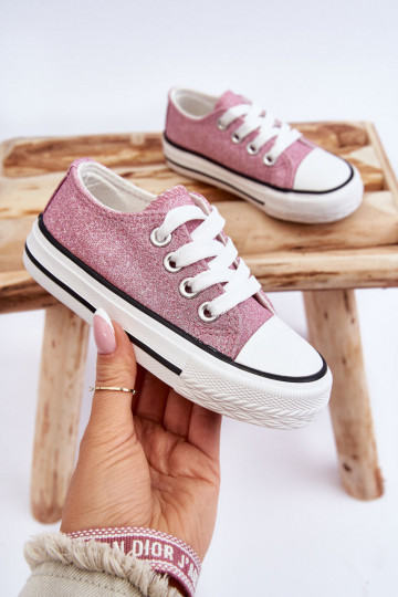 Kinder-Freizeitschuhe mit Riemen in Pink von Wella
