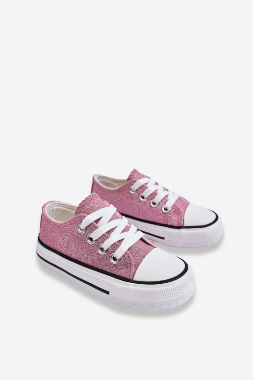 Chaussures de loisirs pour enfants à lanières roses Wella